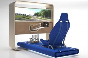 Studio Casti conceives DrivePod, a racing simulator worthy of being setup in your living room