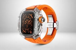 透明水晶设计的Apple Watch Ultra表壳让你的智能手表变成一颗令人惊叹的宝石