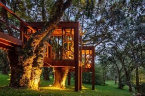 巴西这座迷人的树屋深受其所在森林的启发