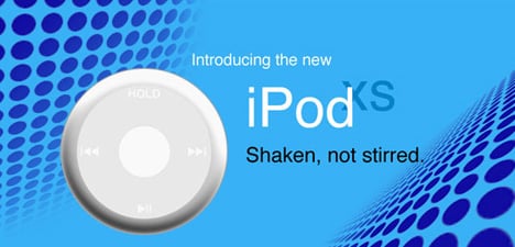 Jlennon设计的硬币大小的iPod