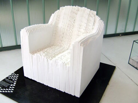 Matthew Plummer Fernandez设计的声波图表椅