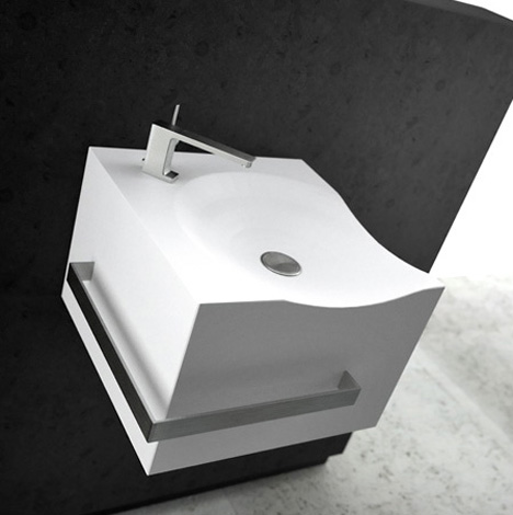 羚羊-即插即用浴室家具由Alex Vitet
