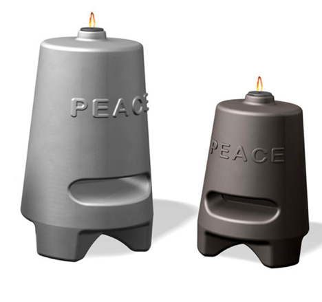 PeacePot——陶瓷工作室DenHartogMusch油灯