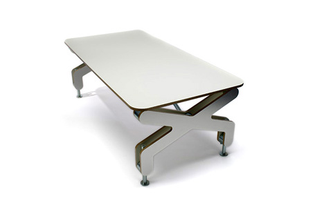 Xcetera -由Basten Leijh设计的再生木桌