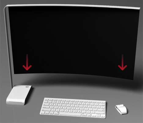 Mac Funamizu设计的3D全息桌面概念