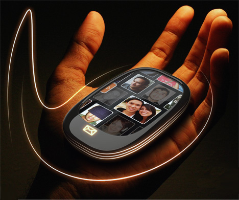由Ahmad Bittar设计的Gaia概念手机