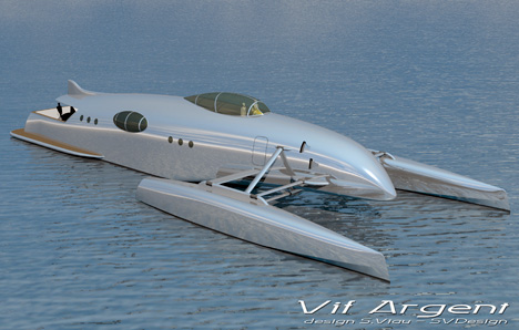 SVDesign设计的Vif Argent概念游艇