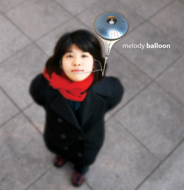 旋律气球飞行MP3播放器由Yoonsang Kim