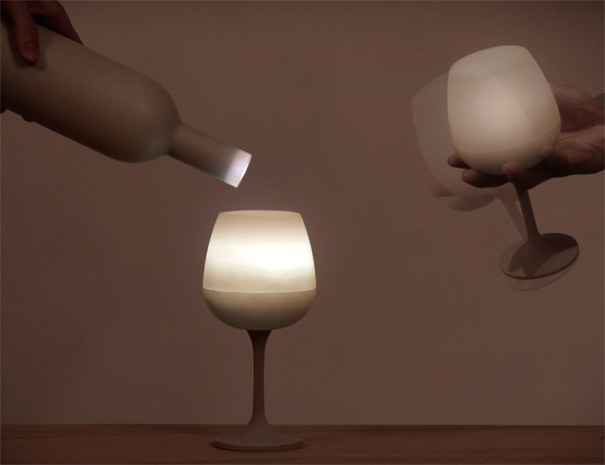 Light Sommelier互动灯由Seungyoub Oh工作室设计