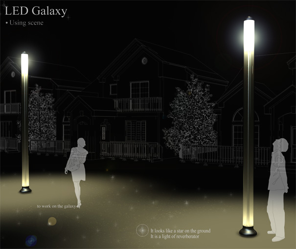 由Sungkuk Park设计的LED银河路灯