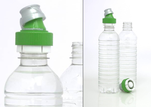 加减设计的亚当·罗宾逊设计的“只需加水”可持续瓶盖，以对抗塑料浪费