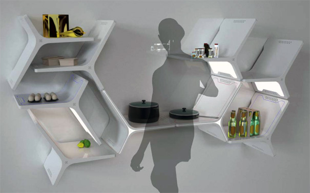 2050年最终模块化的厨房
