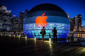 苹果全球首家流动零售店在新加坡开业!