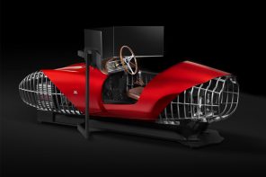 宾尼法利纳与人共同创造了高端模拟器，以重温经典赛车时代的赛车热潮!