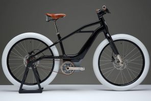 哈雷戴维森推出了一个惊人的电动自行车是怀想自己的标志性设计，1903年！