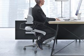 这种形状转移的人体工学椅子旨在提供最好的“工作 - 从家庭”座位体验