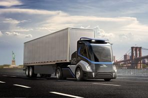 这款100%氢动力自动公路卡车为高速公路带来零排放运输!