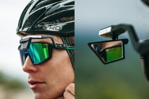 谷歌玻璃启发自行车配件给你的太阳镜漂亮的后视镜！