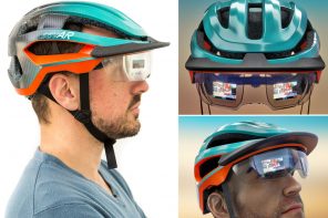 这种具有空间意识的可启用的自行车头盔是您的新安全必备配件！
