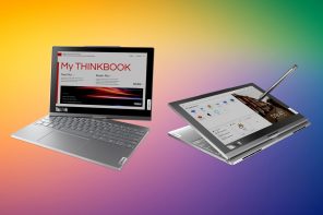 Lenovo’s latest ‘ThinkBook Plus Twist’ takes the dual-screen laptop format and gives it 180° dynamism