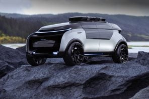 未来跨界SUV探索一个新的设计美学与交错驾驶舱和前灯