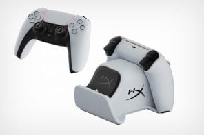来自HyperX的PS5 DualSense充电座可以方便地对接和充电你的游戏控制器