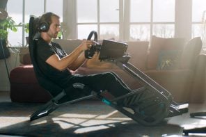罗技宣布了一项599美元的驾驶舱操纵你玩赛车游戏的最大现实