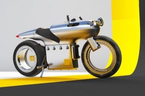 This teardrop-shaped electric bike concept feels like a remix of the Bandit9 EVE LUX