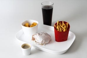 法国麦当劳与Elium工作室合作，创造了一系列可重复使用的餐具，以减少浪费