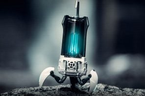 机器人灵感的GravaStar超新星扬声器兼作户外爱好者的灯笼