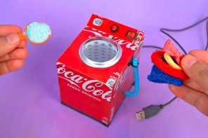 实际上，由可口可乐制成的实用迷你洗衣机感觉是一个完美的夏季DIY项目