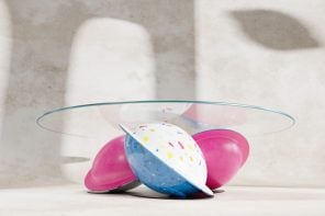 Duffy London sustainable coffee table is inspired by candies and aliens