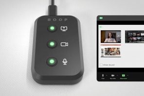 This tiny remote gives you complete control over Virtual Meeting Software like Zoom, Teams, and Google Meet