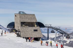 Snøhetta变换奥地利高山滑雪塔使用现代+重构Tyrolean设计