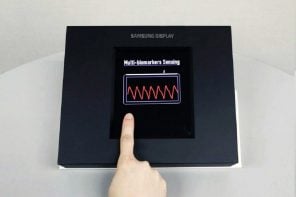 三星揭示了革命OLED面板,内置指纹扫描仪和心率传感器