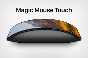 疯狂的苹果魔术鼠标“触摸”概念出现,弯曲的触摸屏