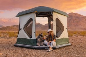 如何创新3-in-1帐篷系统使户外野营一样舒适的室内