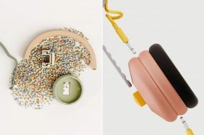 可回收和可修Kibu耳机对于孩子是一个聪明的倡议在圆形设计