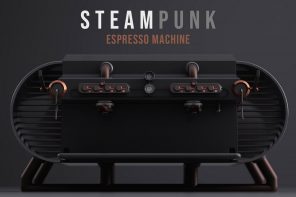 与SteampunkEspresso机器咖啡爱慕者将分享丰富口味并开始视觉历程