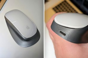 Genius魔术鼠标带它充电平台使用特征和USB-C端口