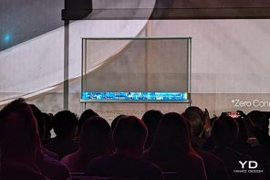 LG信号OLEDT透明电视清除室内丑黑矩形